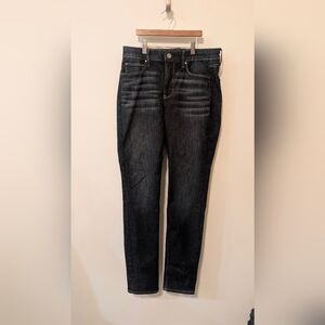 White House Black Market Sculpt Slim High Rise Dark Wash Women's Jeans Size 6L
